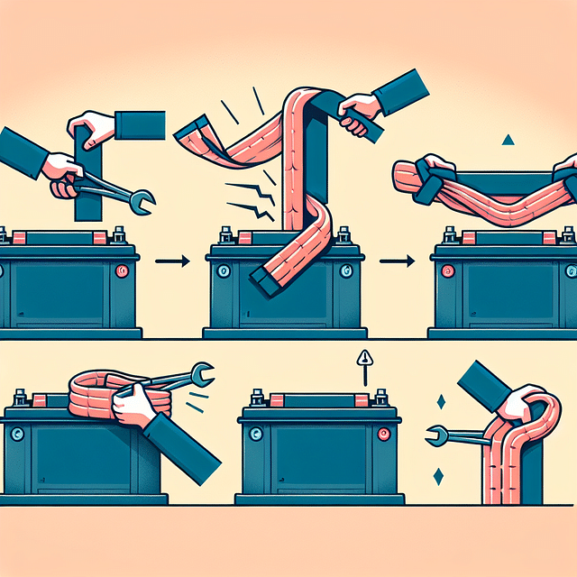 wrapping a car battery with an insulated blanket