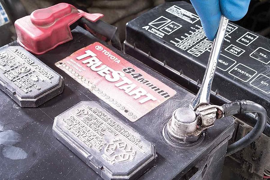 DIY car battery replacement