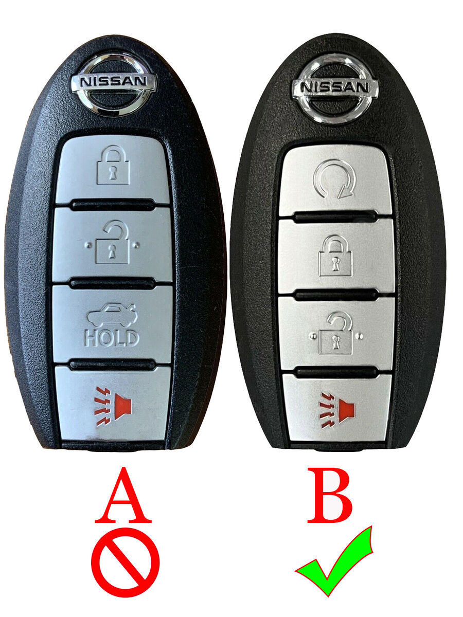 Nissan key fob release button