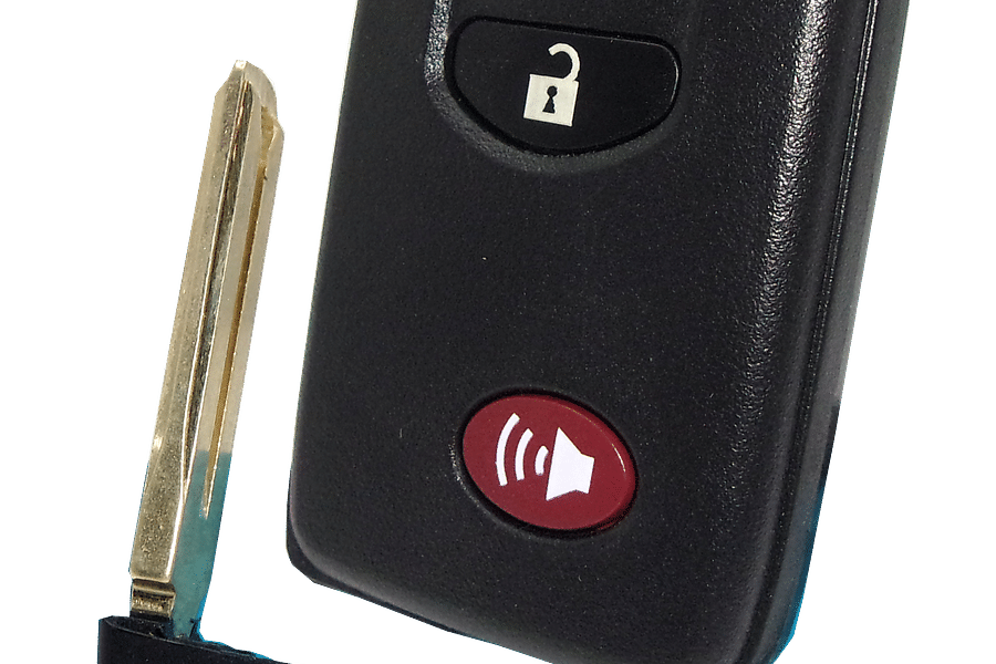 Toyota key fob release button