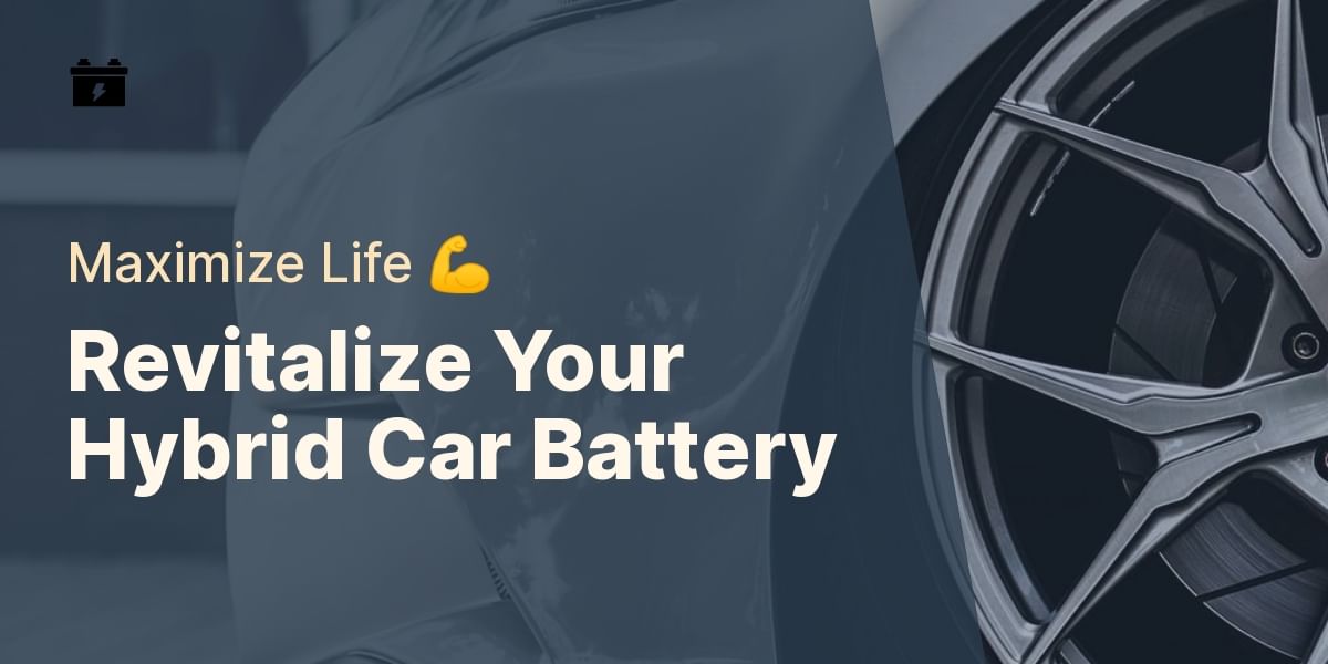 Can a Hybrid Car Battery Be Reconditioned?