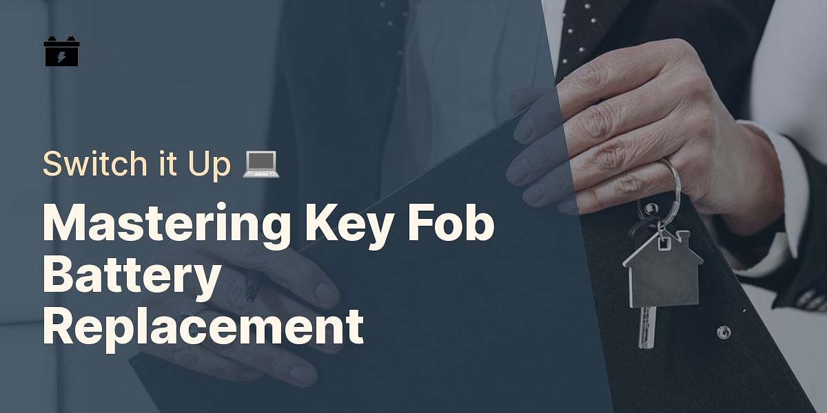 How Do I Replace the Battery in My Key Fob?