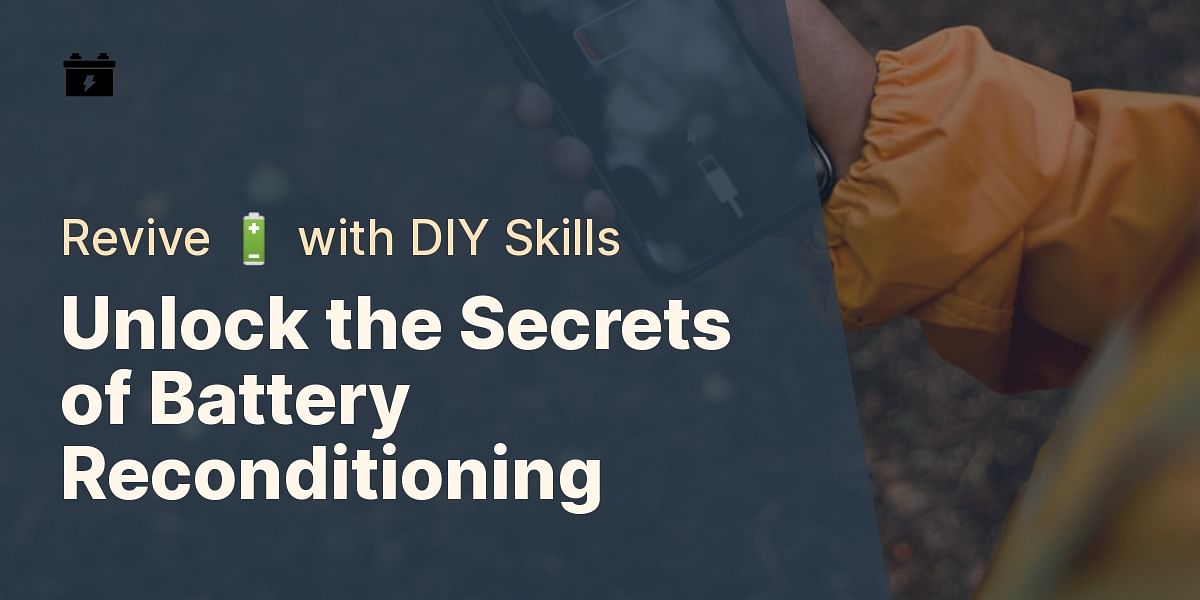 What is battery reconditioning and can I do it myself?
