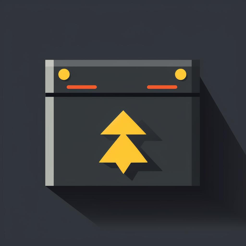 A battery symbol inside a storage box